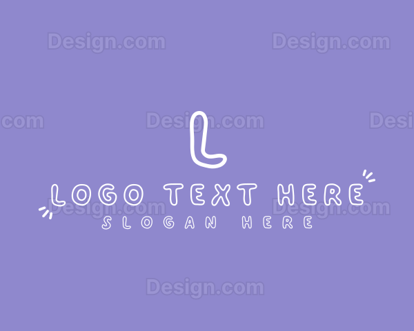 Playful Cute Doodle Logo