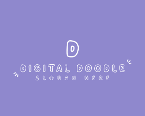 Playful Cute Doodle logo