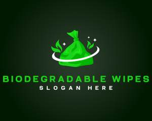 Biodegradable Trash Bag logo design