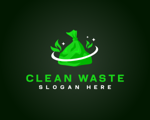 Biodegradable Trash Bag logo design