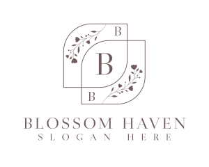 Floral Beauty Wellness  logo design