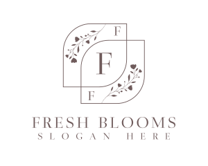 Floral Beauty Wellness  logo design