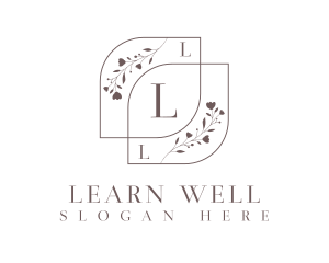 Floral Beauty Wellness  logo design