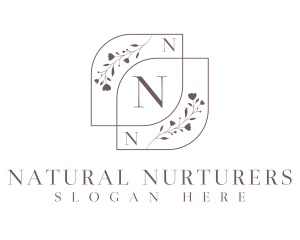 Floral Beauty Wellness  logo design