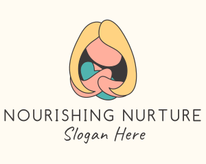 Mother & Baby Childcare logo design