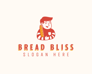Baguette Bread Boy logo