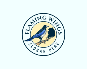 Korean Bird Wildlife logo design