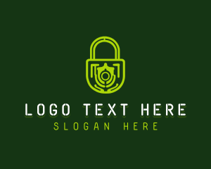 Tech Security Lock Logo