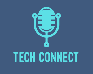 Blue Tech Mic logo