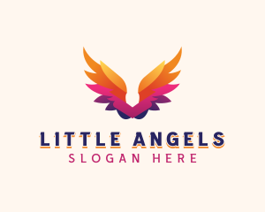 Archangel Holy Wings logo design