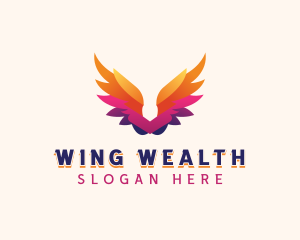 Archangel Holy Wings logo design