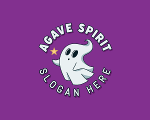 Cartoon Spirit Ghost logo design