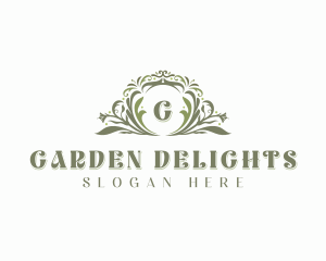 Floral Garden Event logo design