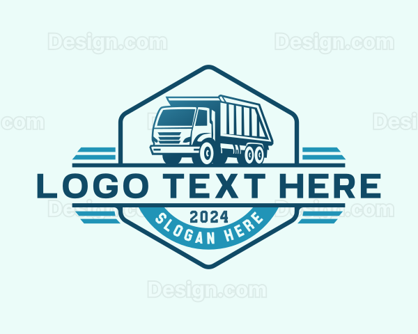 Dump Truck Vehicle Logo