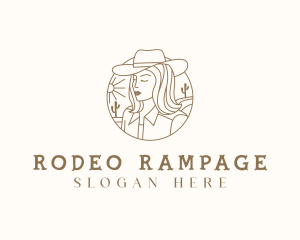 Rodeo Ranch Cowgirl logo