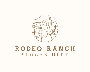 Rodeo Ranch Cowgirl logo