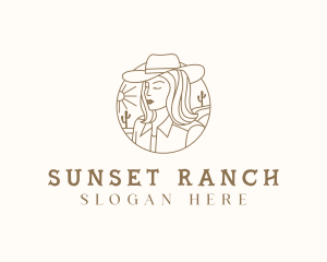 Rodeo Ranch Cowgirl logo