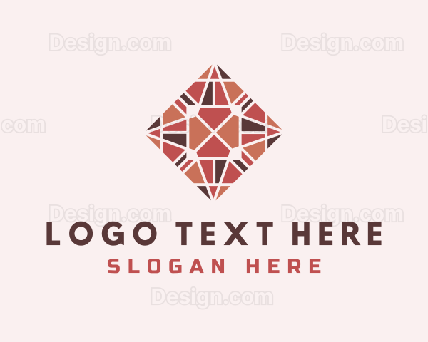 Floor Tile Pattern Logo