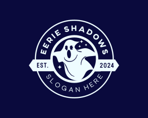 Haunting Spooky Ghost logo design