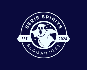 Haunting Spooky Ghost logo