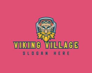 Viking Warrior Shield logo