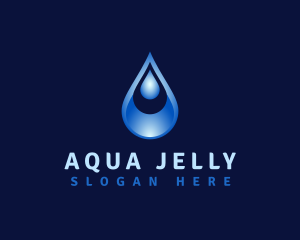 Aqua Water Droplet logo design