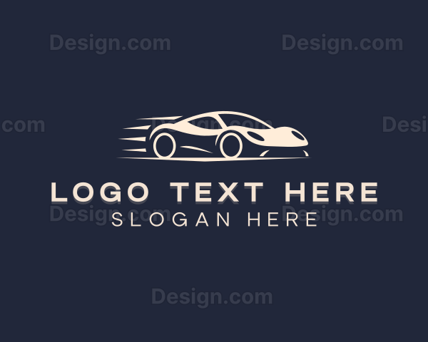 Fast Racing Car Logo