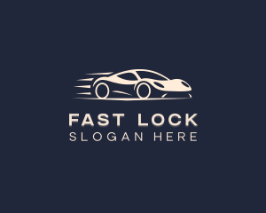 Fast Racing Car logo design