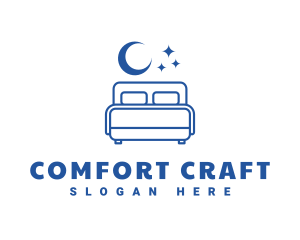 Night Bedroom Comfort logo design