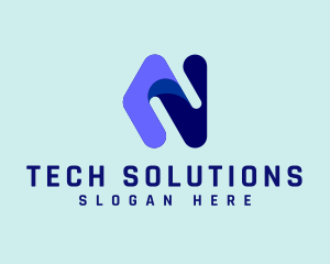 Multimedia Tech Letter N  logo