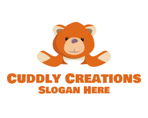 Teddy Bear Stuffed Toy logo design