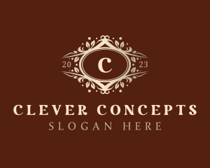 Floral Wedding Planner Stylish logo