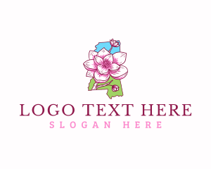 Mississippi Magnolia Bloom logo