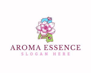 Mississippi Magnolia Bloom Logo