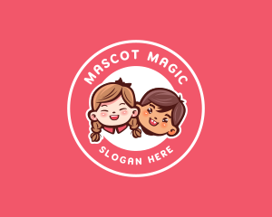 Daycare School Kids logo design