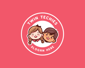 Daycare School Kids logo design