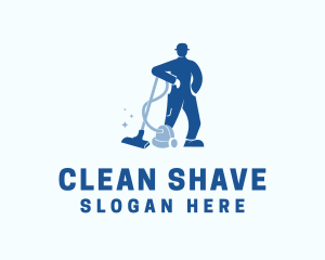 Vacuum Cleaning Utility logo design