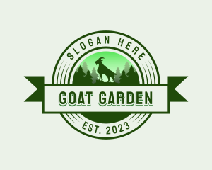 Goat Dairy Livestock logo design