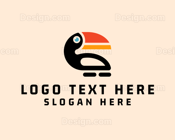 Zoo Toucan Bird Logo