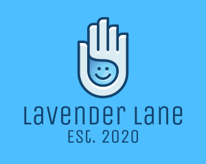 Happy Hand Sanitizer Liquid logo design