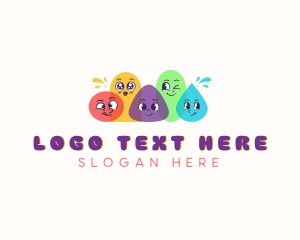 Quirky Shapes Cartoon logo