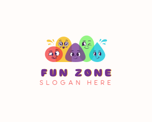 Quirky Shapes Cartoon logo design