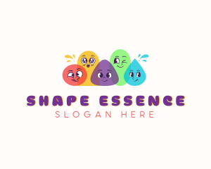 Quirky Shapes Cartoon logo