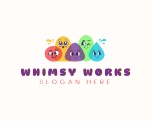 Quirky Shapes Cartoon logo