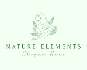 Natural Woman Body logo design