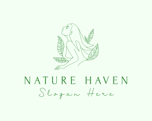 Natural Woman Body logo design