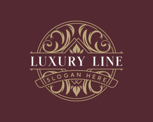 Ornamental  Luxury Crest logo design