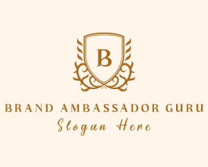 Elegant Deluxe Boutique Shield logo design