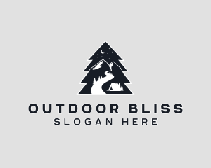 Pine Tree Mountaineering logo design