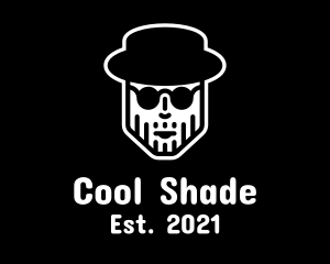 Shades Hat Man logo design